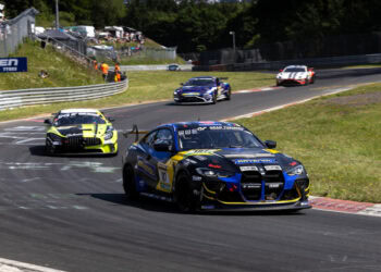 Bmw m2 dtm race at the nürburgring.